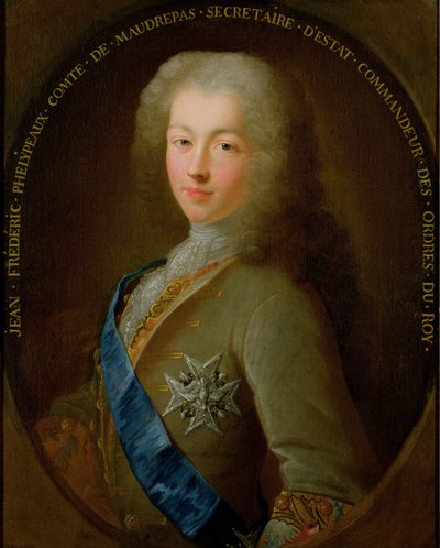 Portrait de Jean Frédéric Phelypeaux (1701-81) Comte de Maurepas - French School